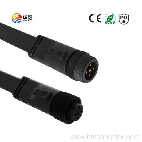 M16 D-01 Waterproof connector with metal nut